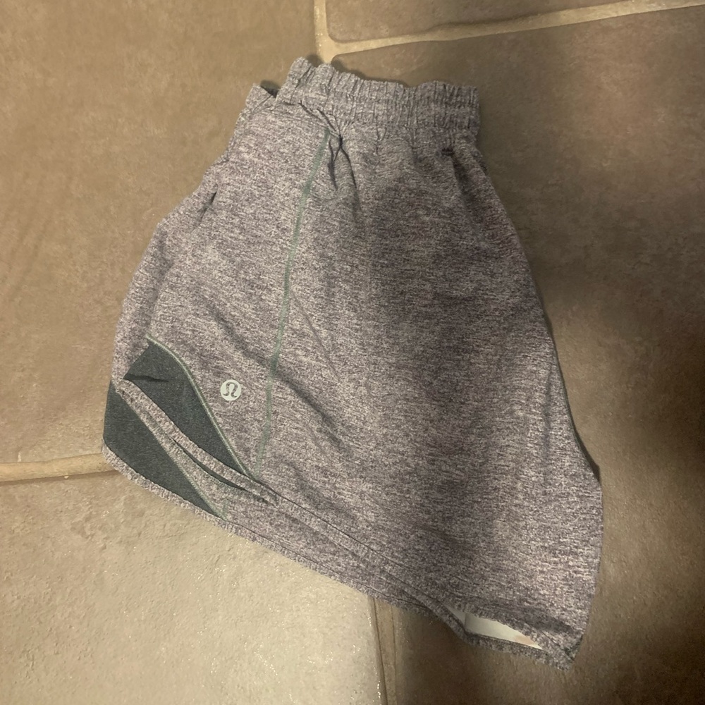 Lululemon Gray Hotty Hot Shorts